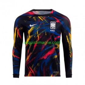 Divisa di Calcio Corea del Sud Trasferta Mondiali 2022 Manica Lunga